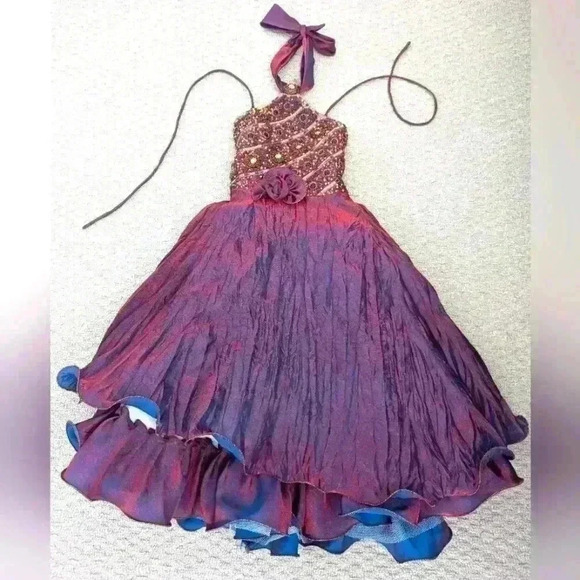 Girls Halter Party Dress - size 3-4 - Picture 1 of 4